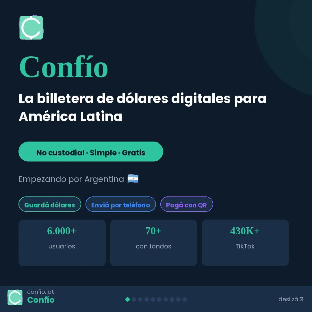 Presentación de Confío