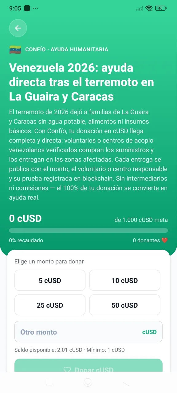 Venezuela 2026: ayuda directa tras el terremoto en La Guaira y Caracas